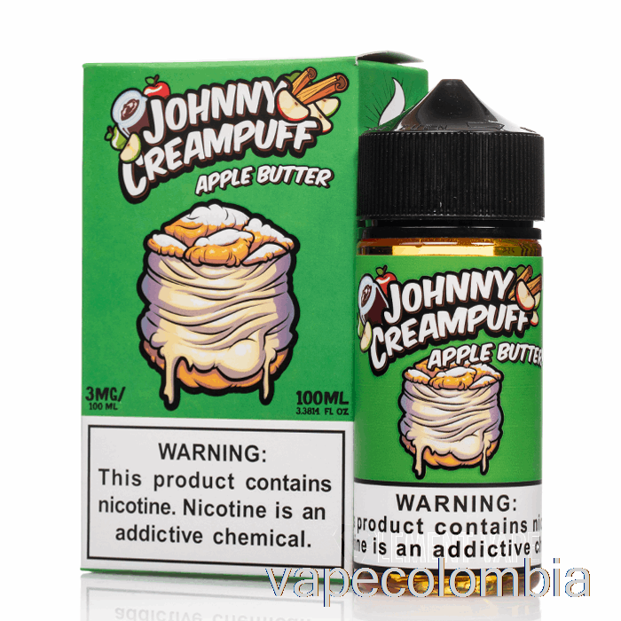 Vape Recargable Mantequilla De Manzana - Johnny Creampuff - 100ml 3mg